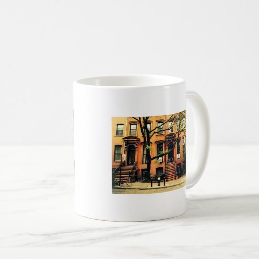 Bäume wachsen in Brooklyn Kaffeetasse (VorderseiteRechts)
