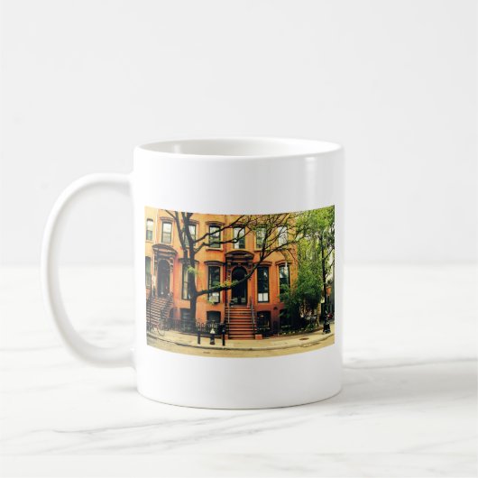 Bäume wachsen in Brooklyn Kaffeetasse (Links)