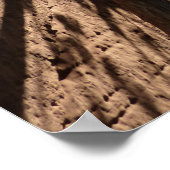 Bäume wachsen zwischen Felsen im Zion Nationalpark Poster (Ecke)