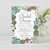 Bäume Wald | BRAUTPARTY | Einladung (Stehend Vorderseite)