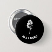 Bäume Wald Natur Walking Umwelt Button (Vorne & Hinten)