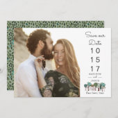 Bäume Wald | SAVE THE DATE | Karte (Vorne/Hinten)