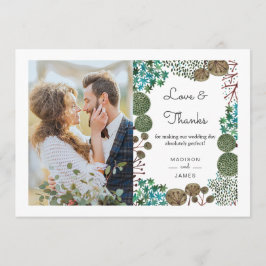 Bäume Wald | Vielen Dank | Karte