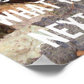 Bäume Wälder Erhaltung des Erdklimas Poster (Ecke)