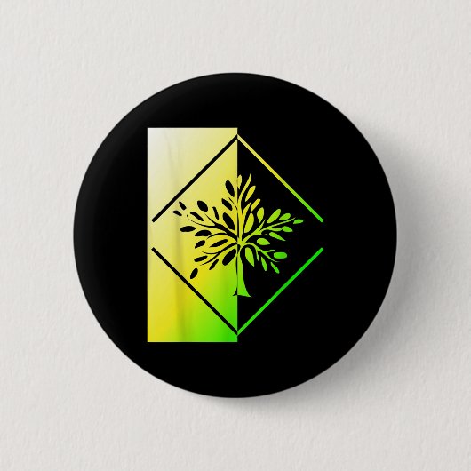 Bäume Wälder natürlichen CO2 Baum Umwelt Button (Vorderseite)