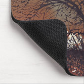 Bäume Wasserfarben Kunst Mousepad (Ecke)