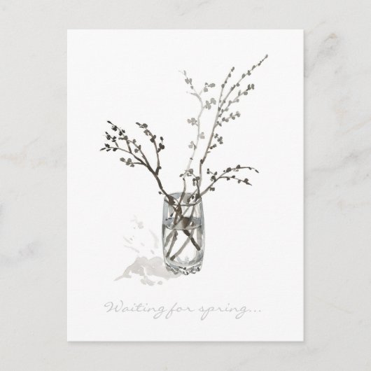 Bäume werden blühen postkarte (Vorderseite)