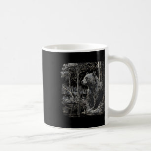 Bäume wild lebende Natur Tierbär Außenwald Kaffeetasse