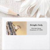 Baumeichhörnchen lustige personalisierte Rücksende (Insitu)