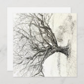 Baumeinladung Einladung (Vorne/Hinten)