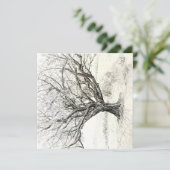 Baumeinladung Einladung (Stehend Vorderseite)