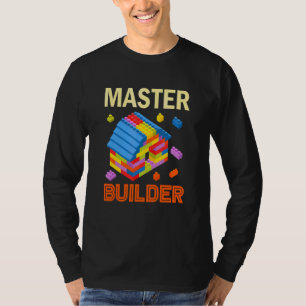 Baumeister Backsteine Jungen Bausteine T-Shirt