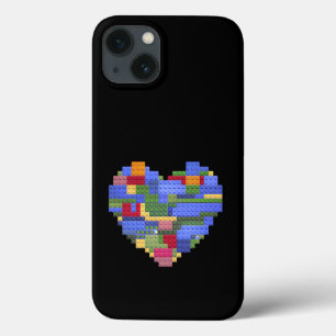 Baumeister Block Ziegelbau Herz Valentin Case-Mate iPhone Hülle