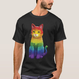 Baumeister Katze Ziegel Block Bau Backstein Bui T-Shirt