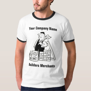 Baumeister- oder Baustoffhändler-T-Shirt T-Shirt