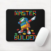 Baumeister-Tee-Dabbing-Blöcke-Bricks-Gebäude Mousepad (Mit Mouse)