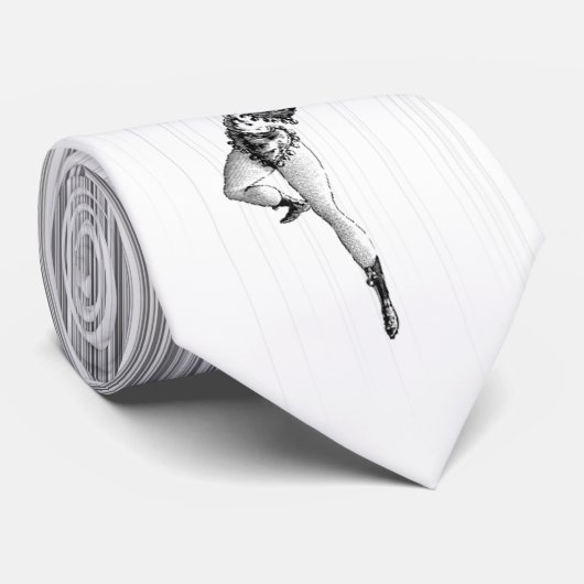 Baumeln (Linien) Krawatte (Gerollt)