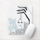 Baumelnde Partizipien Mousepad (Mit Mouse)