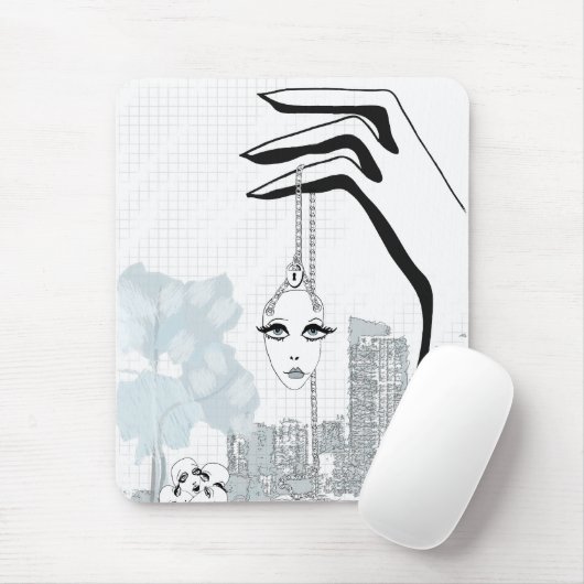 Baumelnde Partizipien Mousepad (Mit Mouse)