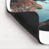 Baumelnder Seil-Jachthafen, See Powell, Utah, USA, Mousepad (Ecke)