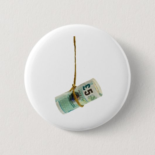Baumelndes britisches Pfund Button (Vorderseite)