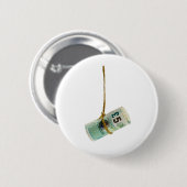Baumelndes britisches Pfund Button (Vorne & Hinten)