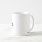 Baumelndes Partizip-Grammatik-Tassen-englischer Kaffeetasse (VorderseiteRechts)