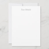 BÄUMERINVITATION (Rückseite)