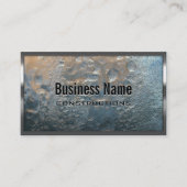 Baumetallbordwand Einzigartige Eiswand Visitenkarte (Vorderseite)