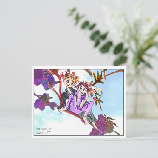 Baumfairies 1 postkarte (Stehend Vorderseite)