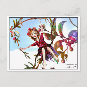 Baumfairies 2 postkarte