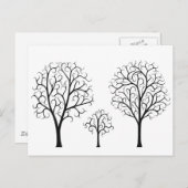 Baumfamilie Postkarte (Vorne/Hinten)