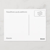 Baumfarbe Postkarte (Rückseite)