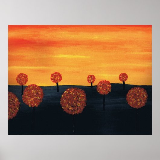 Baumfeld Poster (Vorne)