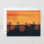 Baumfeld Postkarte (Vorne/Hinten)