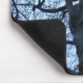 Baumfotografie der Silhouette Mousepad (Ecke)