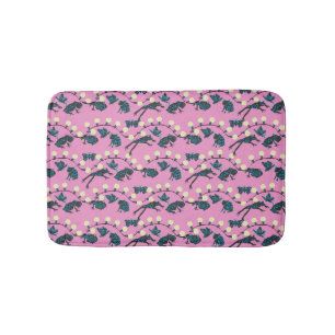 Baumfrosch-Café Pink Badematte