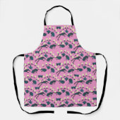 Baumfrosch Café Pink Schürze (Vorderseite)