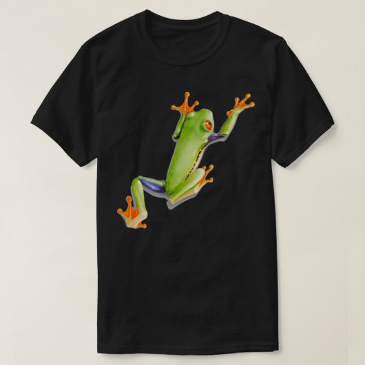 Baumfrosch im realistischen Stil T-Shirt (Design vorne)