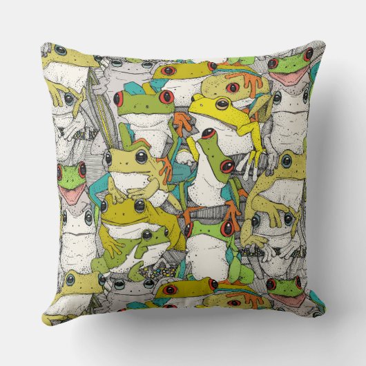 Baumfrosch Kissen (Rückseite)