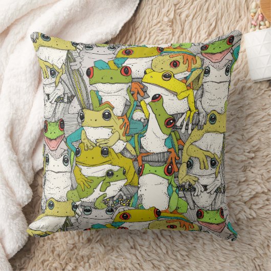 Baumfrosch Kissen (Decke)