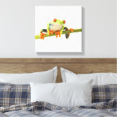 Baumfrosch Leinwanddruck (Insitu (Schlafzimmer))