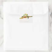Baumfrosch Quadratischer Aufkleber (Tasche)