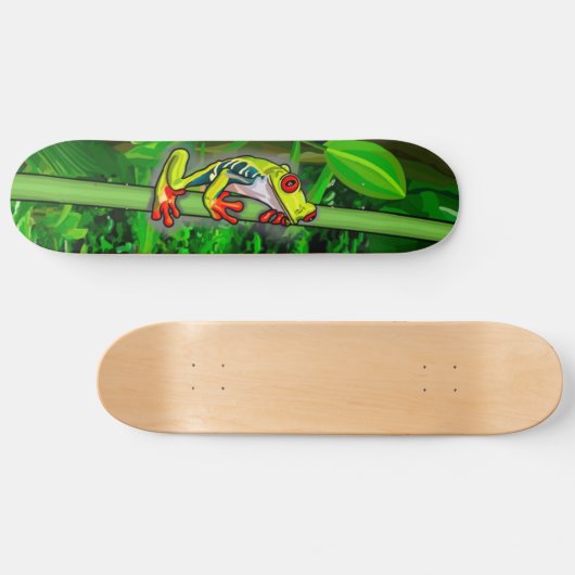 Baumfrosch Skateboard (Horizontal)