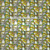 Baumfrosch Stoff (Kachel)