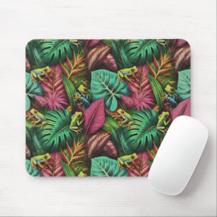 Baumfrosch-Träume Nahtloses Oberflächenmuster Mousepad