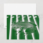 Baumfrosch, verlassen grüne Skizze Postkarte (Vorne/Hinten)