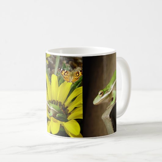 Baumfrösche Toads Blume Tasse (VorderseiteRechts)