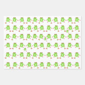 Baumfrösche Wrackpapier Geschenkpapier Set (Vorderseite 2)