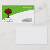 Baumgartenpflege und Landschaft Visitenkarte (Vorne/Hinten)